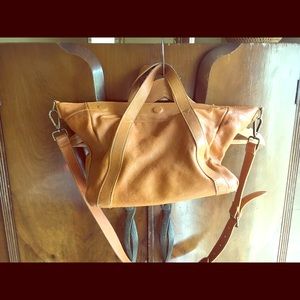 MADEWELL Genuine Cognac Tan Leather Purse